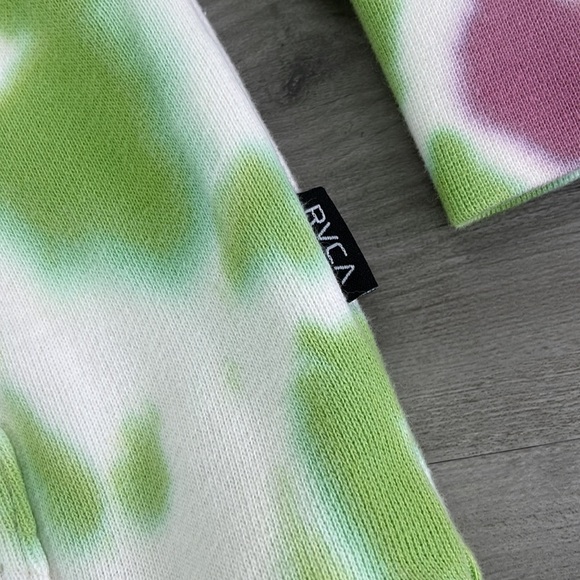 🔆RVCA🔆 LITTLE TIE-DYE HOODIE SWEATSHIRT - Picture 13 of 14